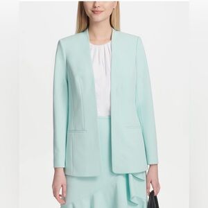 Calvin Klein Collarless Blazer Size 16